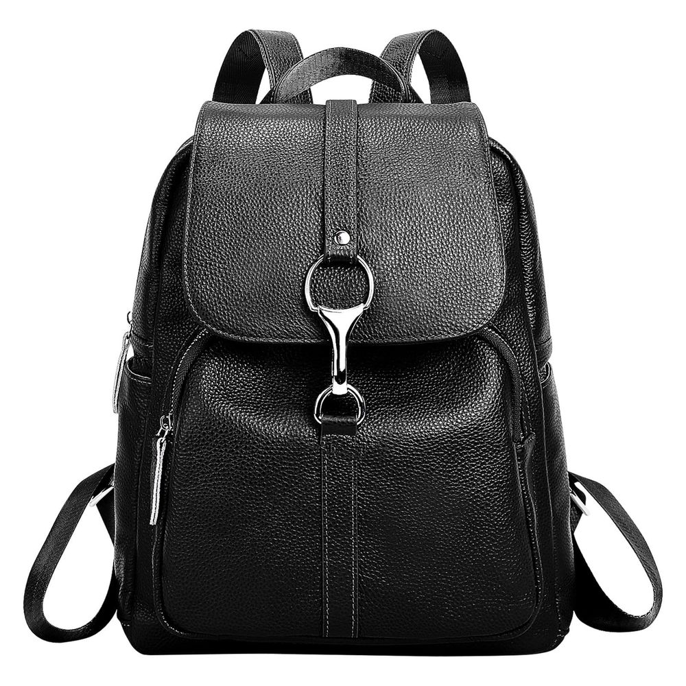 Genuine Leather Backpack Purse Fashion Soft Backpacks Bag - Anti ^_^